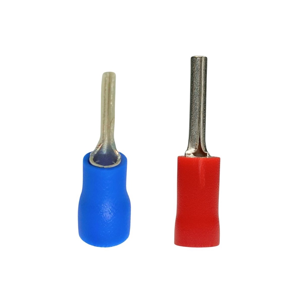 Terminal Isolado Tipo Pino / Agulha 1,5mm e 2,5mm Kit 200 Peças Terminais Retardante à chamas Bem Resistentes