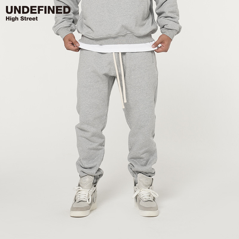 Inverno indefinido bonito na moda puro algodão pesado forro de lã estilo esportivo escovado pé escovado engrossado Sweat