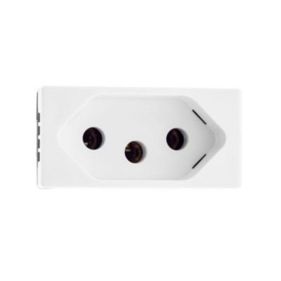 Módulo Tomada Pial Plus+ 2Polos+Terra 20A Branca - 615060BC
