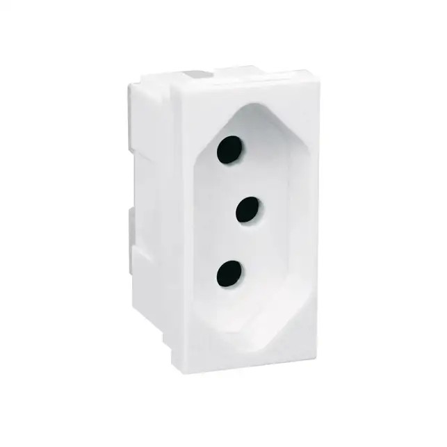 Módulo Tomada Pial Plus 2Polos+Terra 10A Branca - 615040