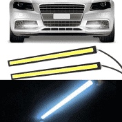 Par Barra Led Drl Farol Auxiliar Carro 17cm Automotivo Fita
