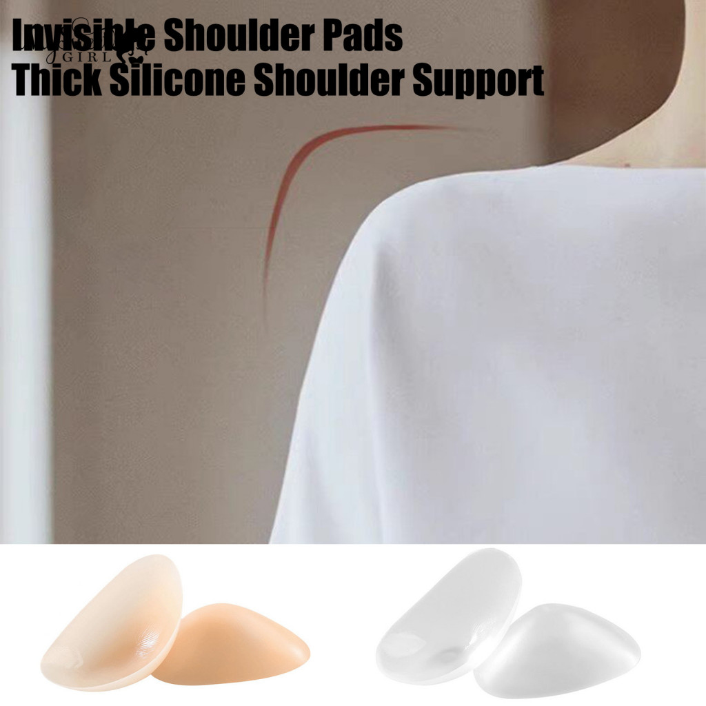 Sweat-proof Shoulder Grips Non-slip Cushions 1 Pair Silicone Pads for Men Extra Thick Enhancers Anti-slip Hidden Lift Pe