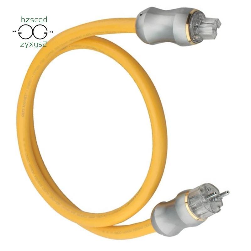 Audiófilo 1.5M Para Amplificador De CD DVD Hi-Fi Hifi Audio Power Cable-156 ° C Congelamento Plugue Eua E Ue Cabo De Sis