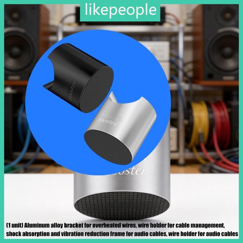 LIKE HiFi Cable Roteamento Stand Boosters Holder Ranhura U Aberta E Alumínio