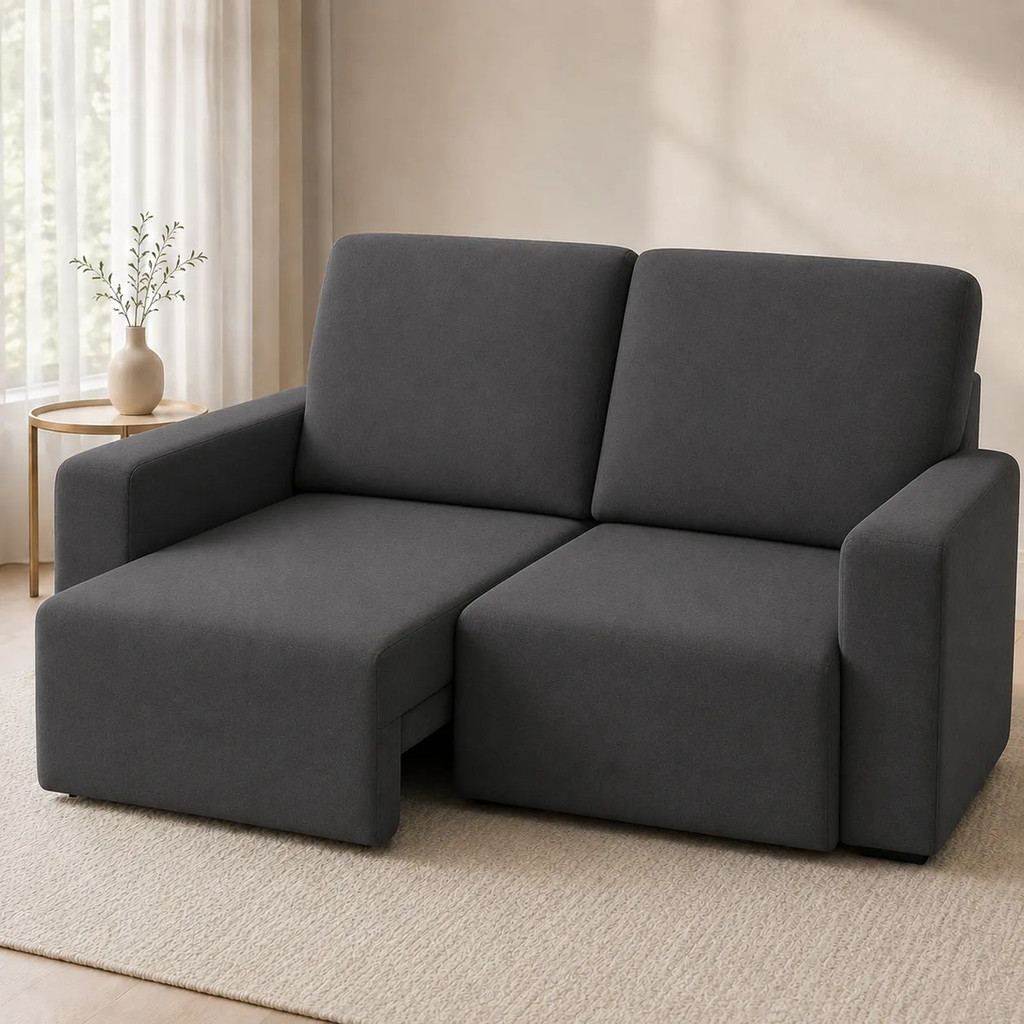 Capa Sofá Retrátil Spandex 2 Lugares 5 Pçs Cobertura Completa Luxo Renovar Sala- Várias Estampas