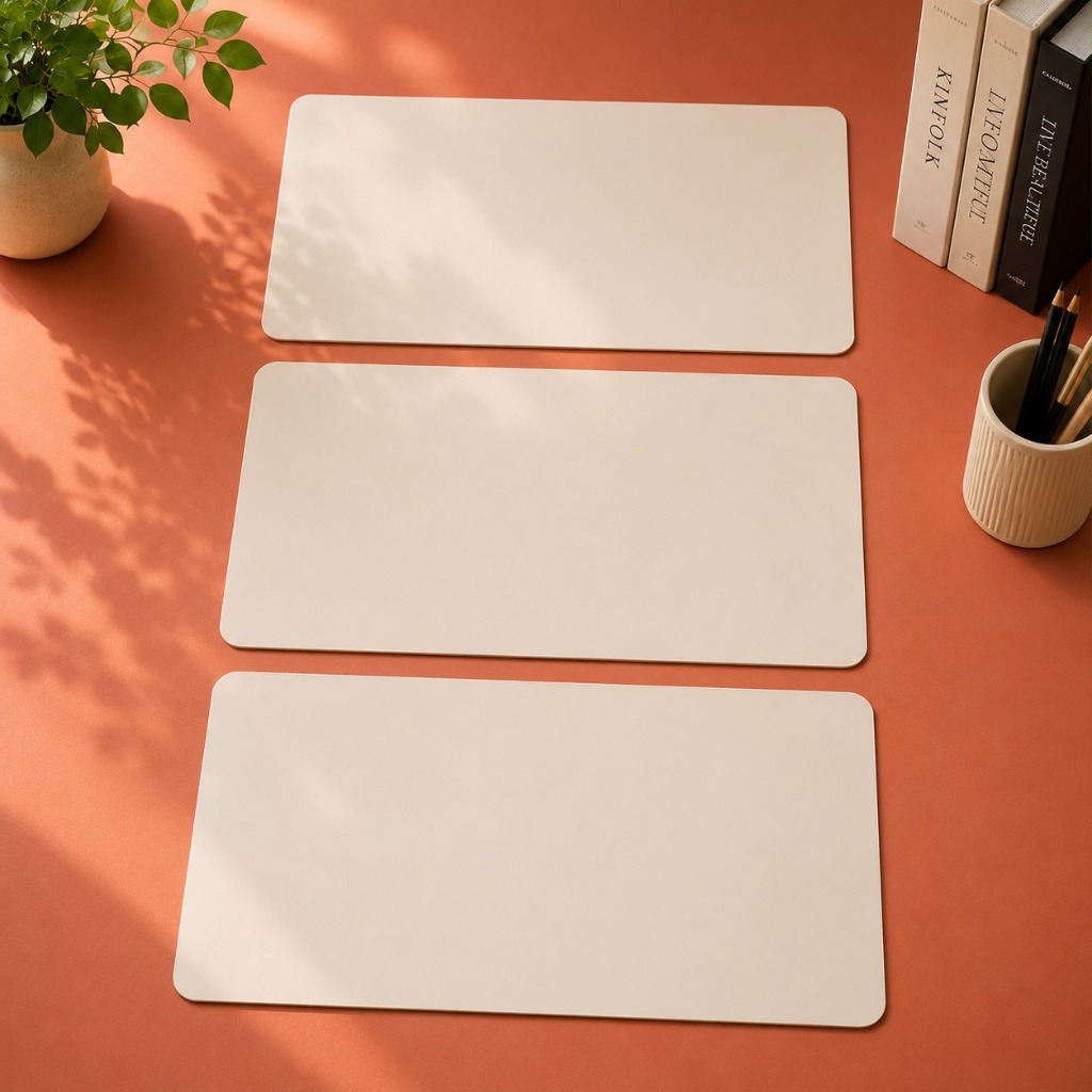 Kit Desk Pad Completo Mouse Pad Grande Antiderrapante para Mesa Mouse Pad Premium Base para Notebook