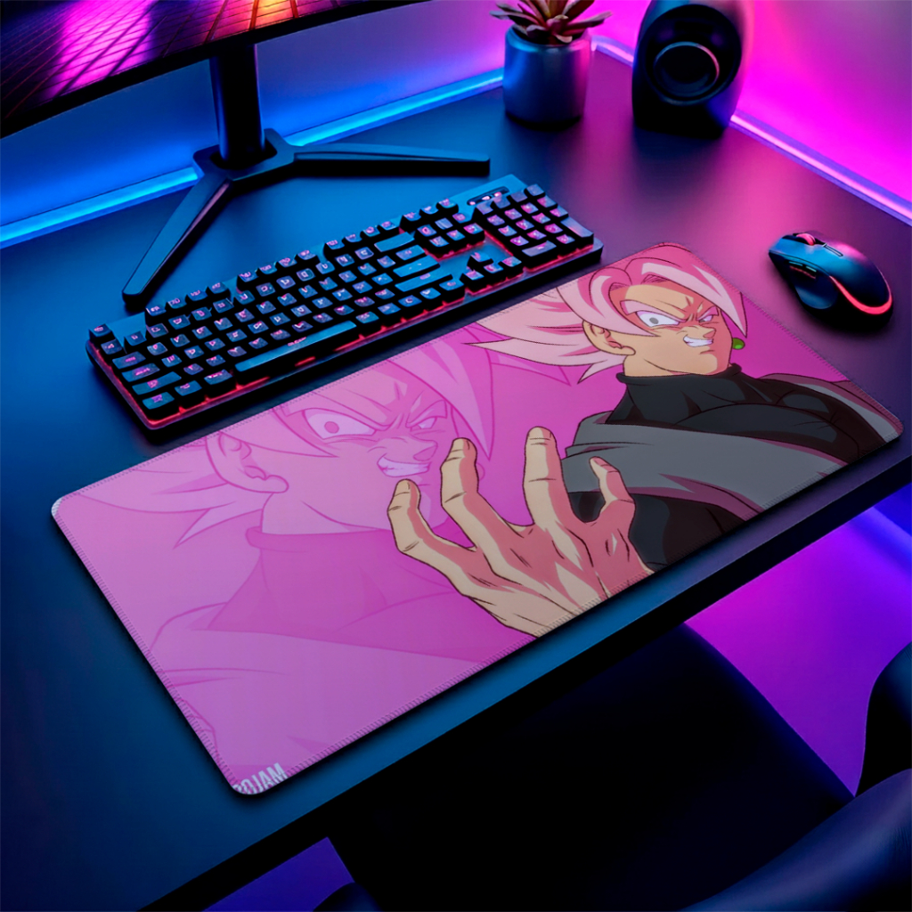 Mousepad Gamer/ Gigante Desk Pad  /  Borda Costurada / Base Antiderrapante / Mousepad 90x40cm