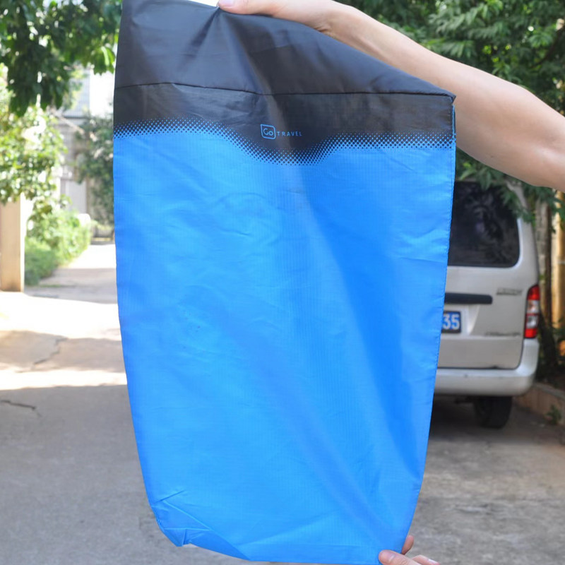15L grande capacidade de viagem saco de armazenamento portátil acampamento roupas sujas classificação cordão saco resist