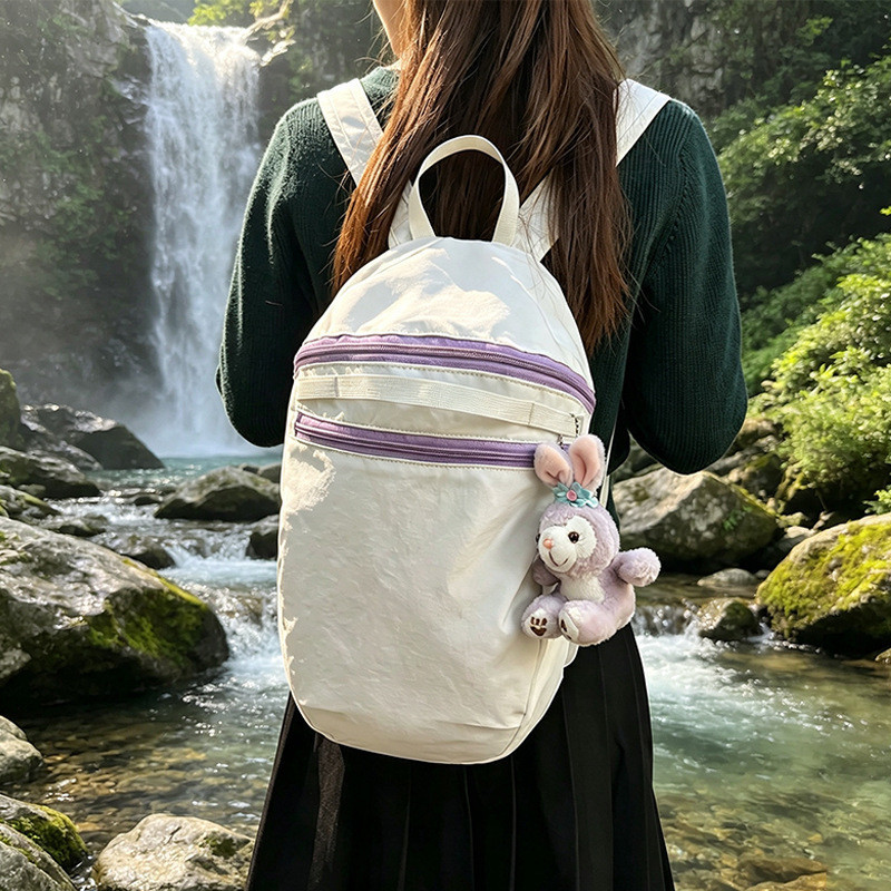 Mochila dobrável de 15L para caminhada ao ar livre Bolsa para ciclismo e caminhada Mochila leve e resistente ao desgaste
