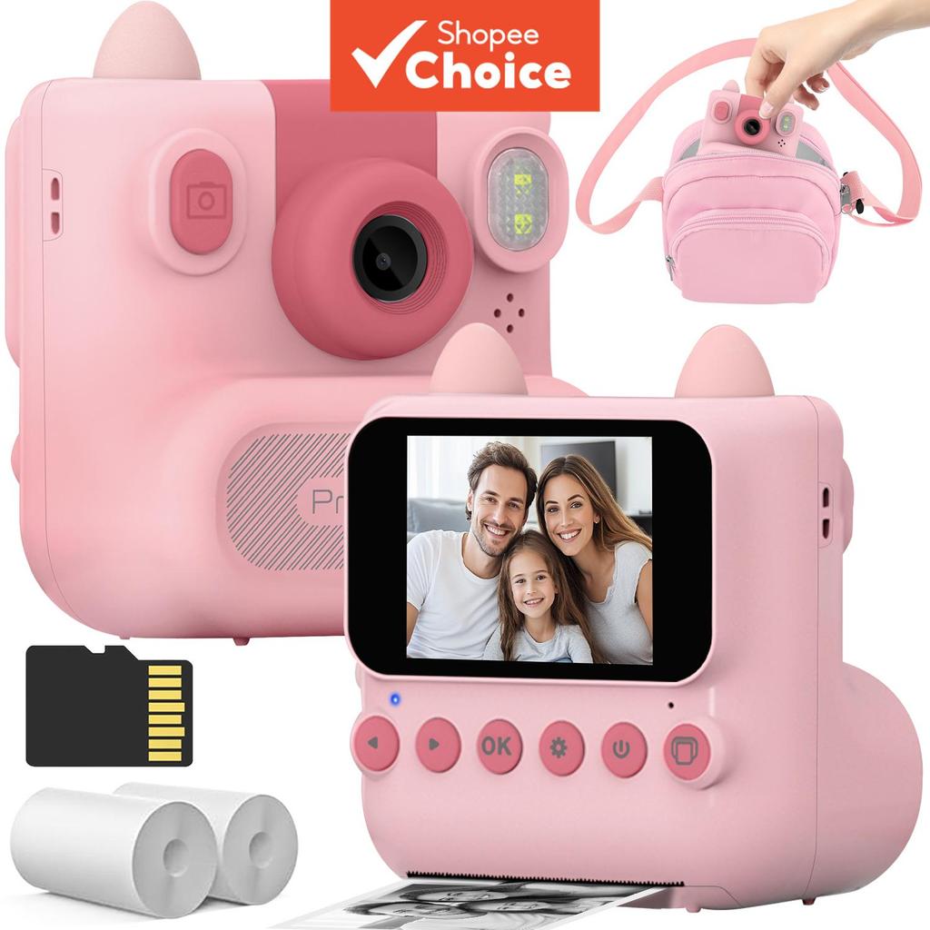 Câmera Digital Infantil , Para Crianças , 48MP , Alta Resolução , Foto , 1080P , HD , Vídeo , Zoom De 16X , Tela Instant