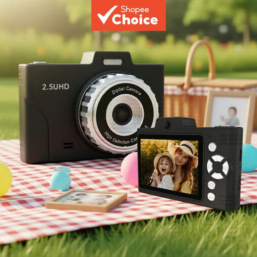 Câmera Digital Infantil , Para Crianças , 48MP , Foto , 2.5K , Vídeo HD , 8X , Configuração Dupla , Temporizador Automát