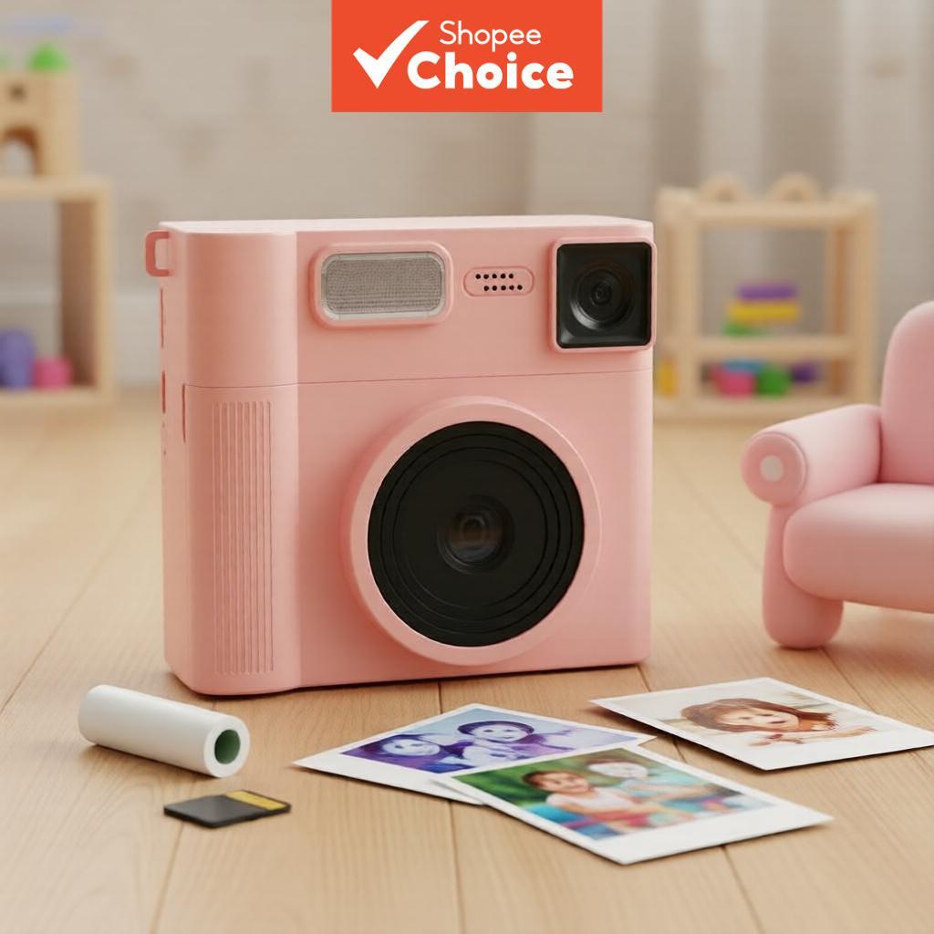 Mini Impressora Fotográfica Infantil Câmera De Impressão Instantânea 48MP Foto De Alta Resolução 1080P Vídeo HD 1 A 8X Z