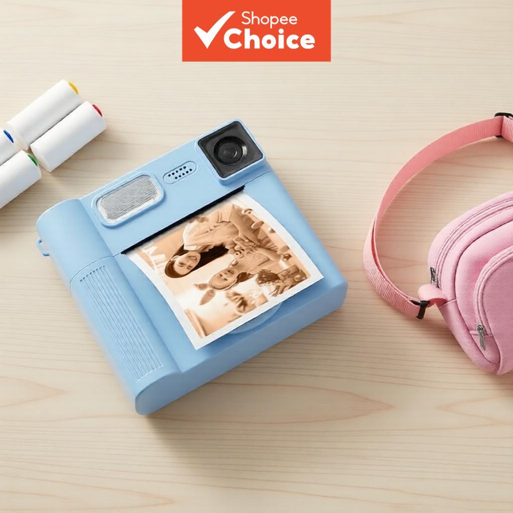 Mini Impressora Fotográfica Infantil , Câmera De Impressão Instantânea , 48MP , Foto , 1080P , Vídeo Dupla , Configuraçã