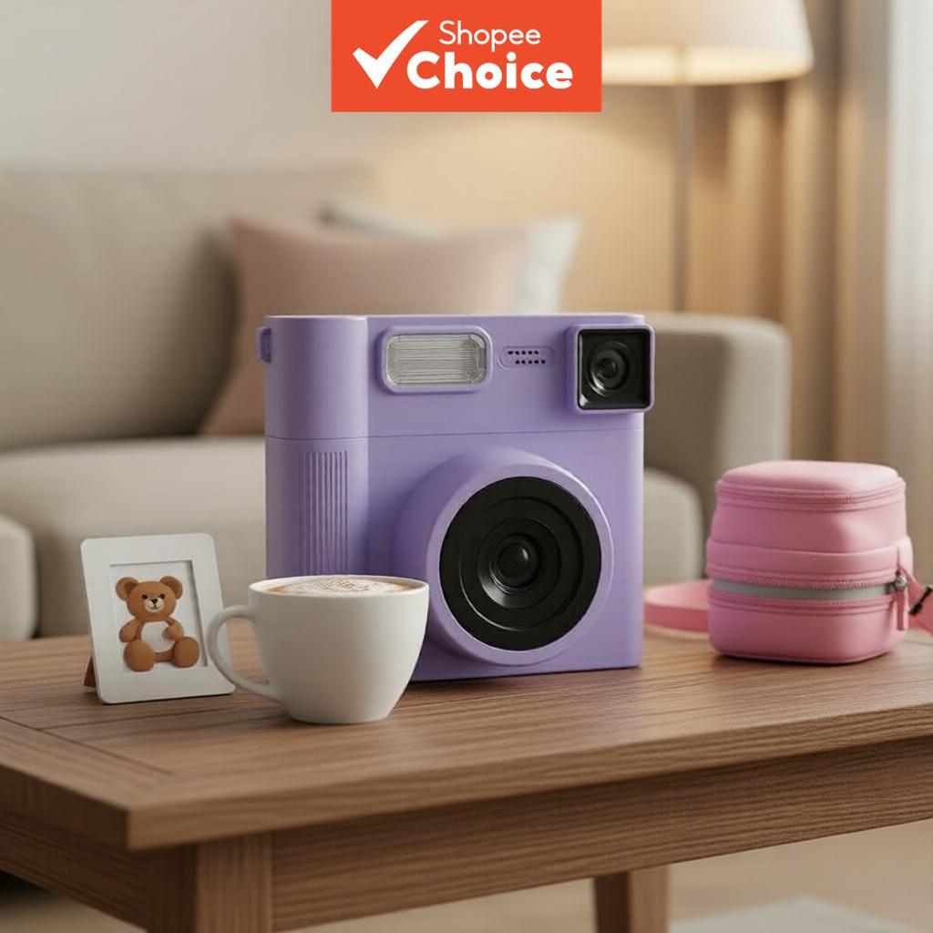 Mini Impressora Fotográfica Infantil Câmera Digital De Impressão Instantânea Para Crianças 48MP Foto De Alta Resolução 1