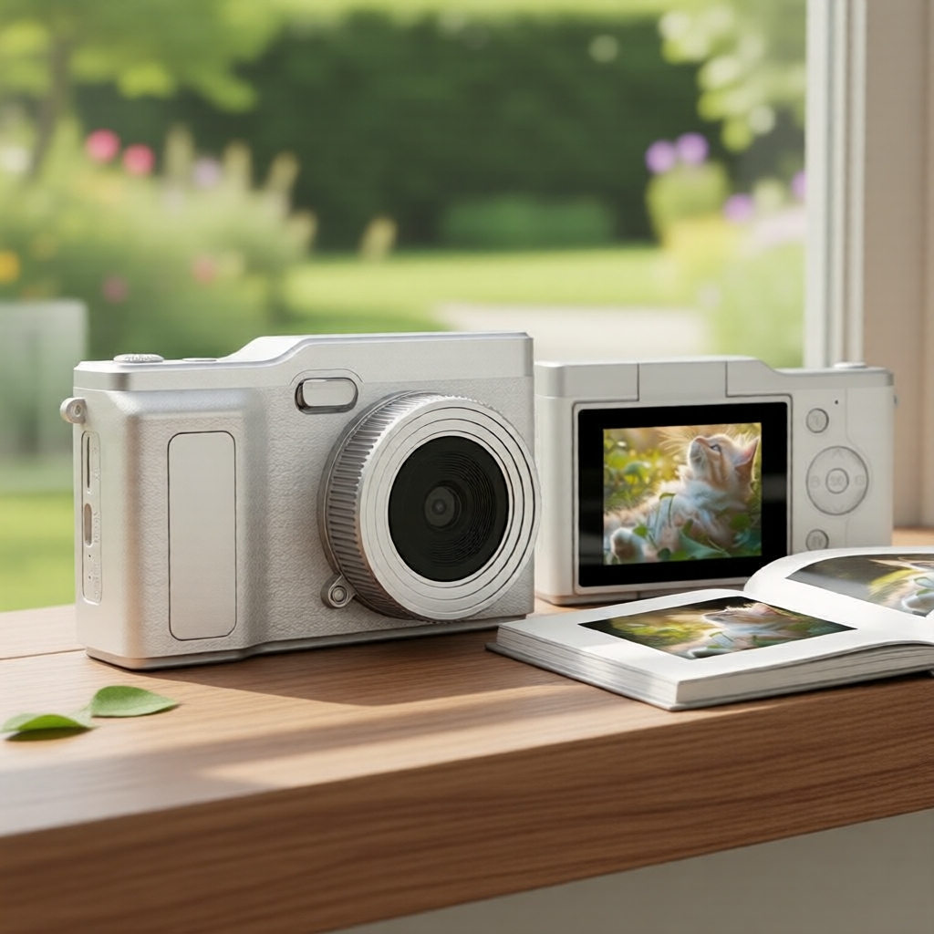 Câmera Digital Infantil 48MP Ultra HD E Vídeo 1080P Cada Tiro É Claro Brilhante Presente De Aniversário Para Crianças Ad