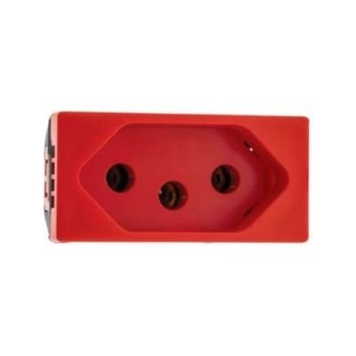 Módulo Tomada Pial Plus+ 2Polos+Terra 20A Vermelho - 615079VM