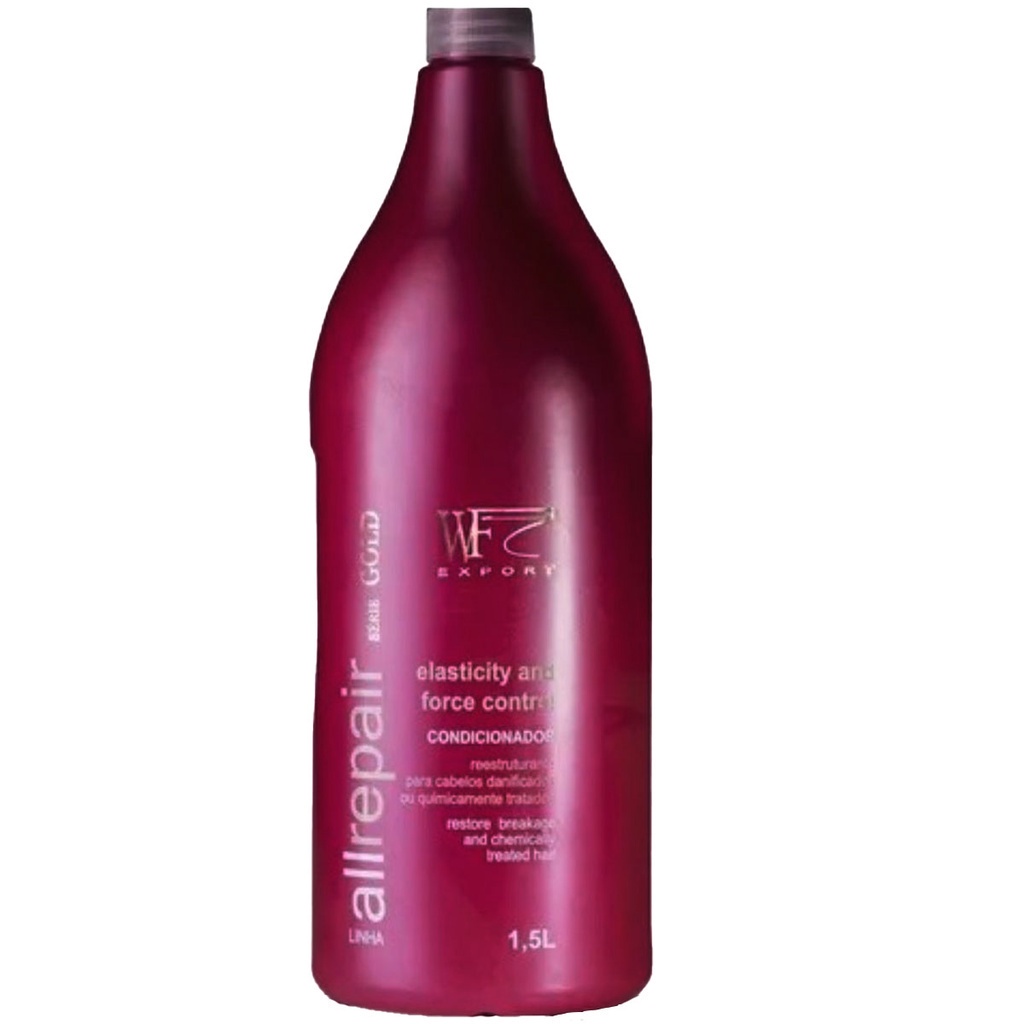 Condicionador Hidratação Cabelos Com Química Progressiva Alisamento Relaxamento All Repair WF   1,5L