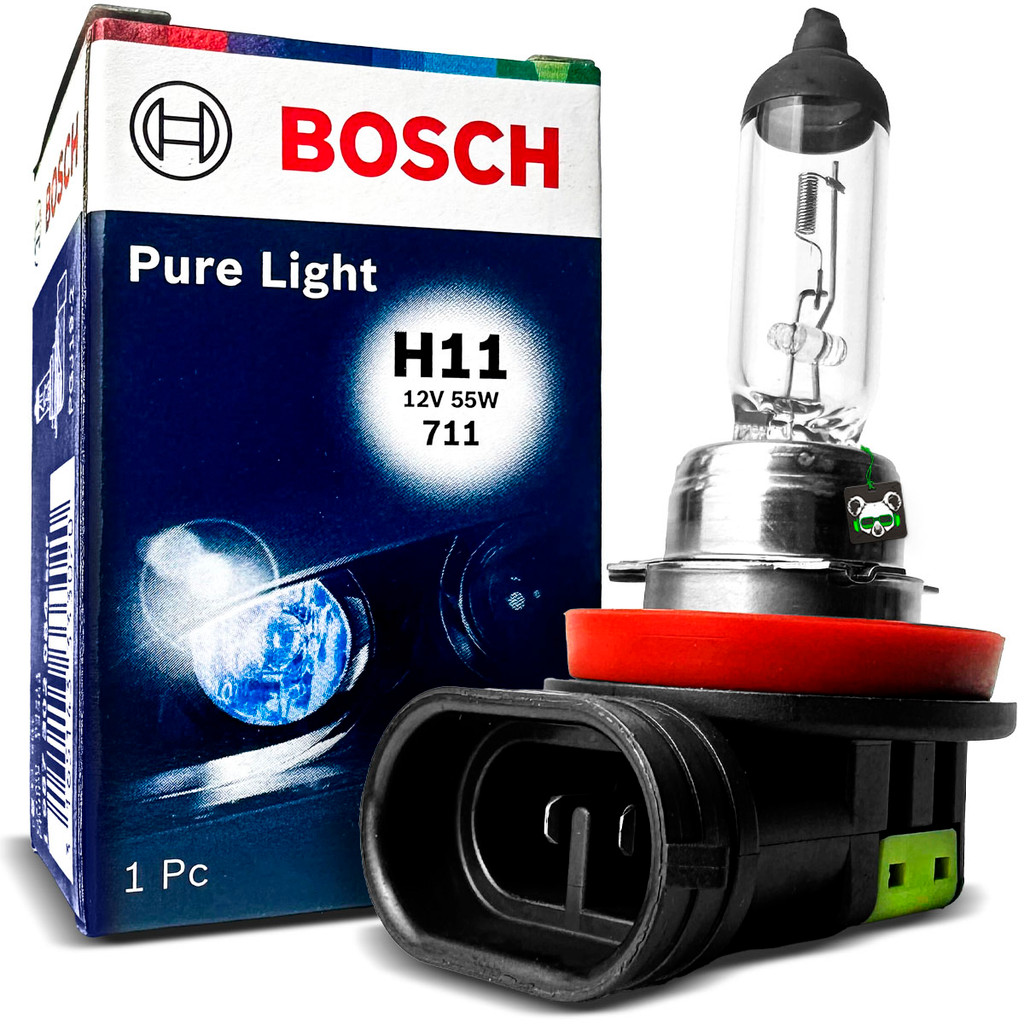 Lâmpada Automotiva Halógena H11 Pure Light 12V 55W Bosch