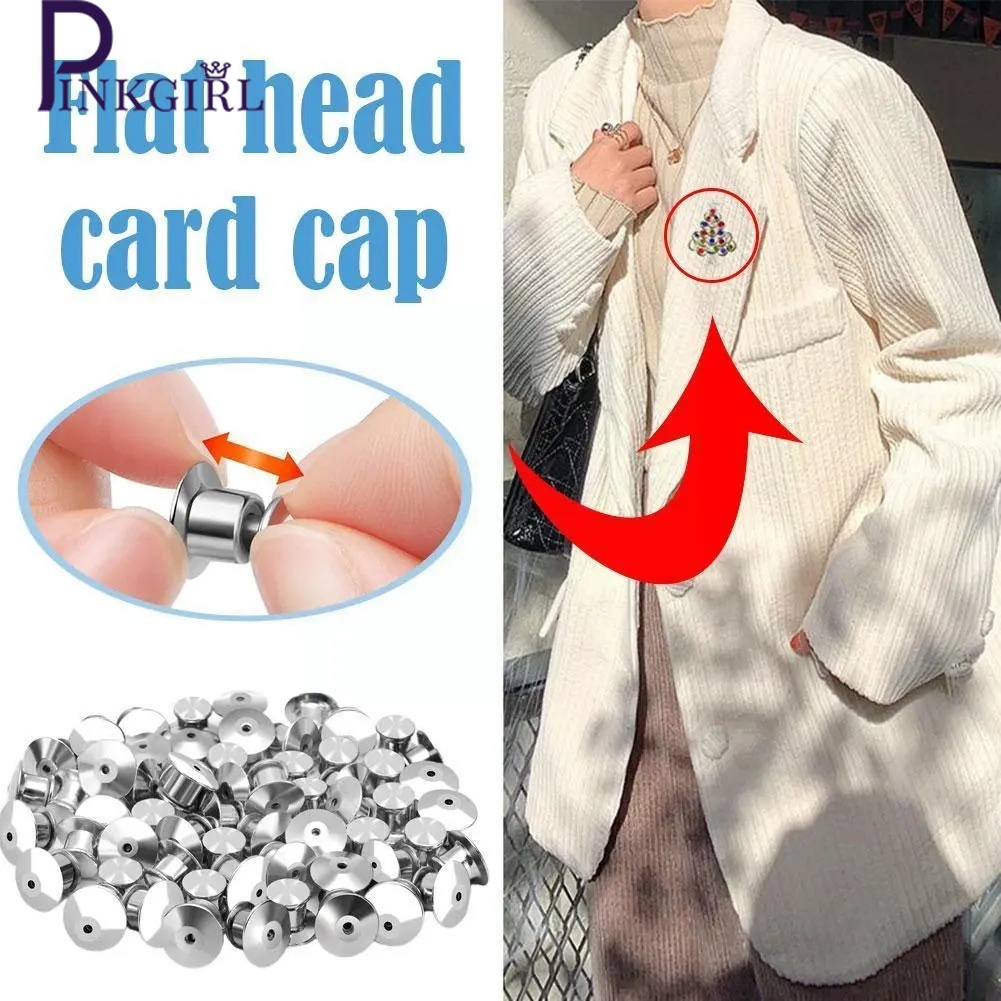 10Pcs Alfinetes De Segurança Adequados Para Lapelas De Broches , Crachás Fecho De Fechamento De Agulha De Metal Mini Fita Dourada Jóias De Bricolagem Acessórios Multifuncionais