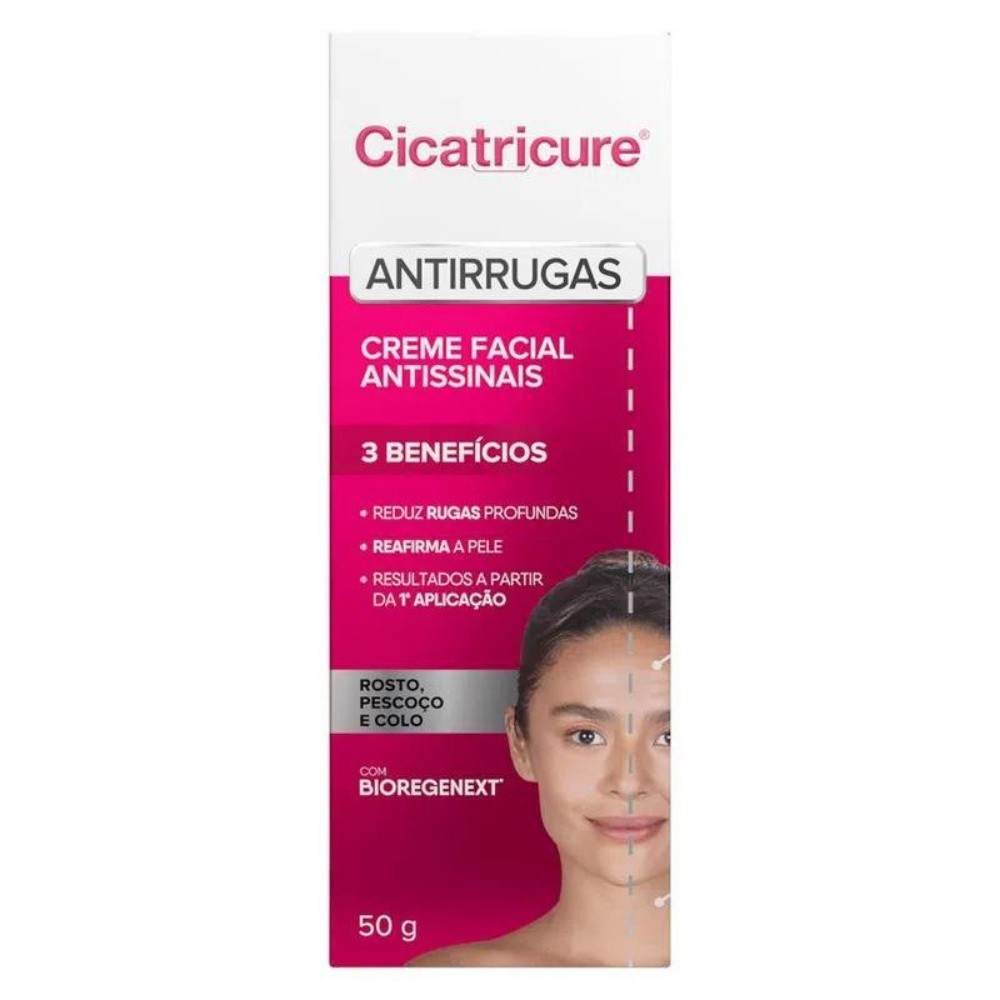 Cicatricure Creme Facial Antirrugas Antissinais 30g | 7898949409632
