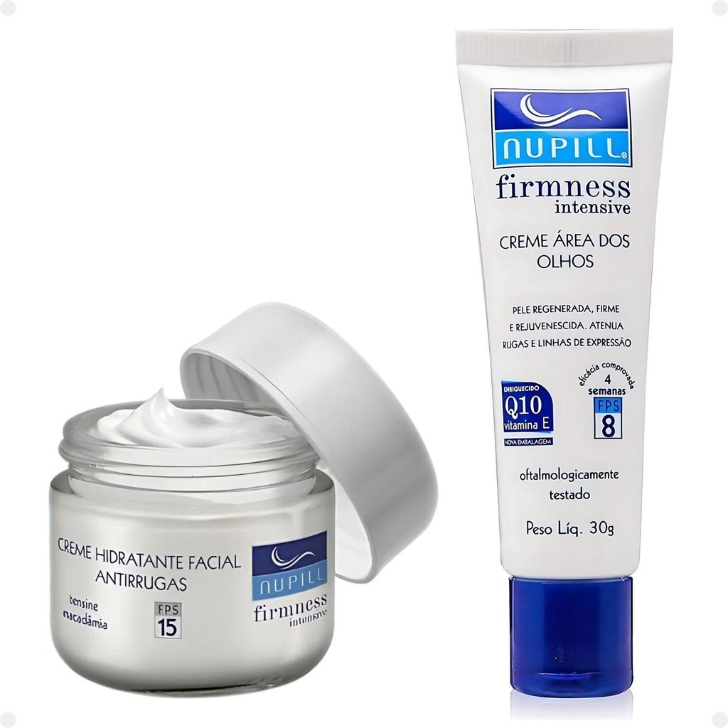 Kit Nupill Firmness Intensive: Creme Antirrugas e Creme Área dos Olhos