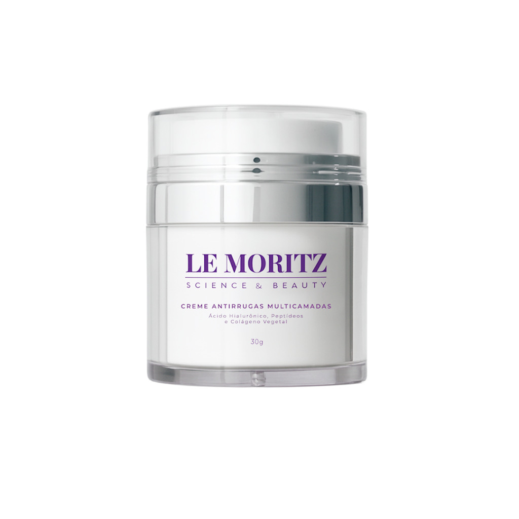 Creme Hidratante Facial Antirrugas Multicamadas Le Moritz Pele Madura