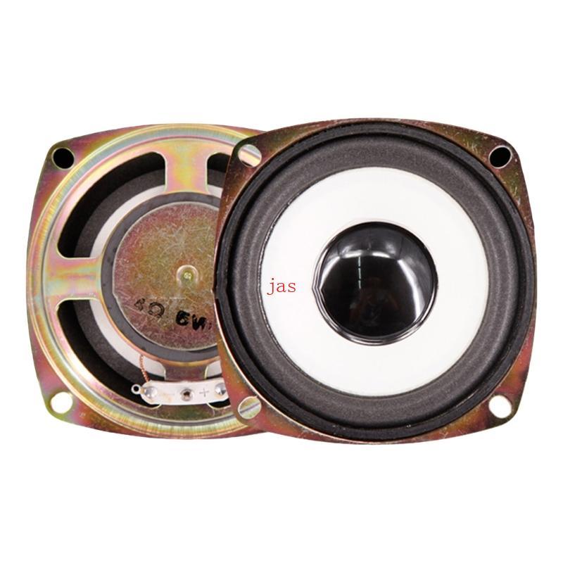 Alto-Falantes 3 Polegadas Cone Branco Falante Bordas Bolha 5W 4Ω Woofer Horn
