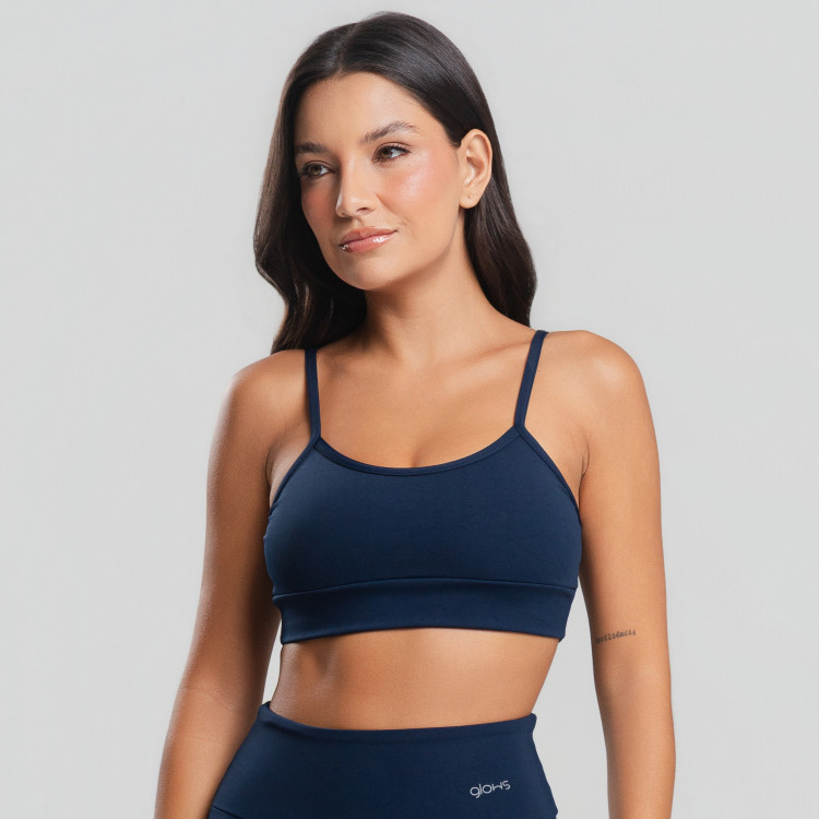 Top Básico Fitness Tecnologia Blackout em Poliamida