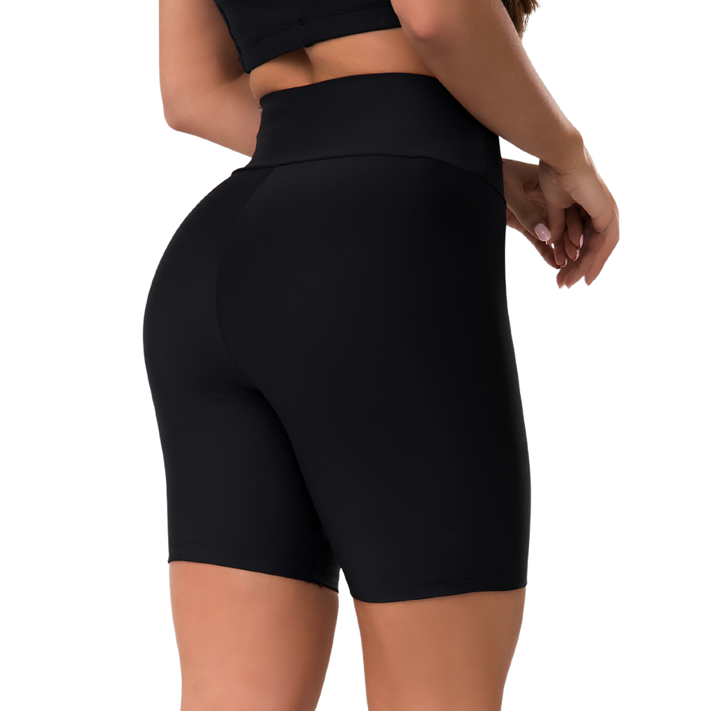 Short Poliamida Blackout Black Power Sem Transparência Blackout