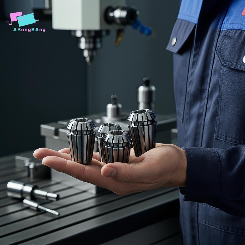 Abongbanghn ER Pinça De Mola Chu ER11 ER16 0.005mm 0.008mm De Altura Para Fresadora CNC Suporte De Ferramenta Agradável