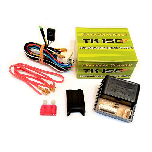 Bloqueador Automotivo Ntv Tk 150 Plus Com Sirene E Kit De Instalação 12v