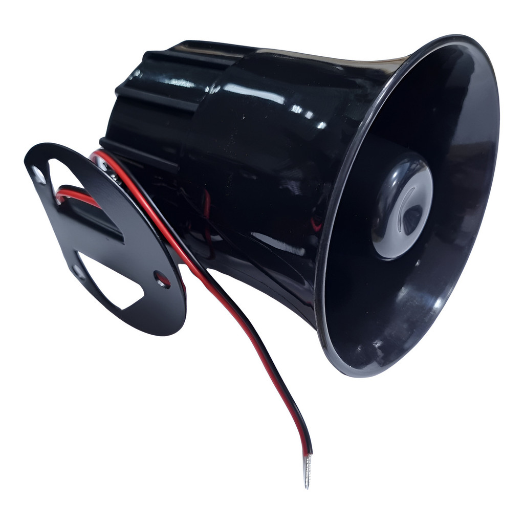 Sirene De Alarme Forte Casa Comercio Veículos 12v 120db