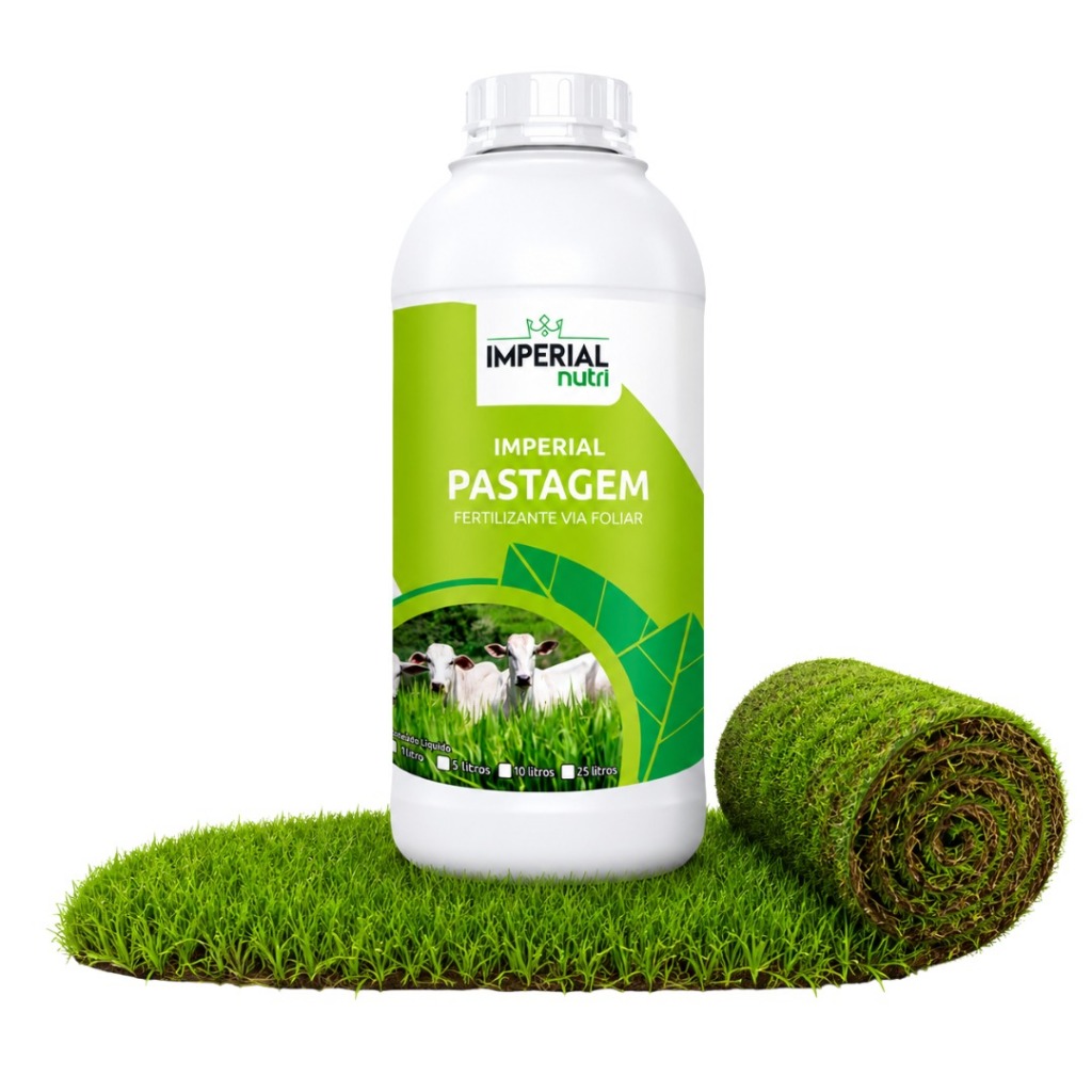 Adubo para Grama Esmeralda e Bermuda Jardim e Campo de Futebol 5 L Rende 500 L