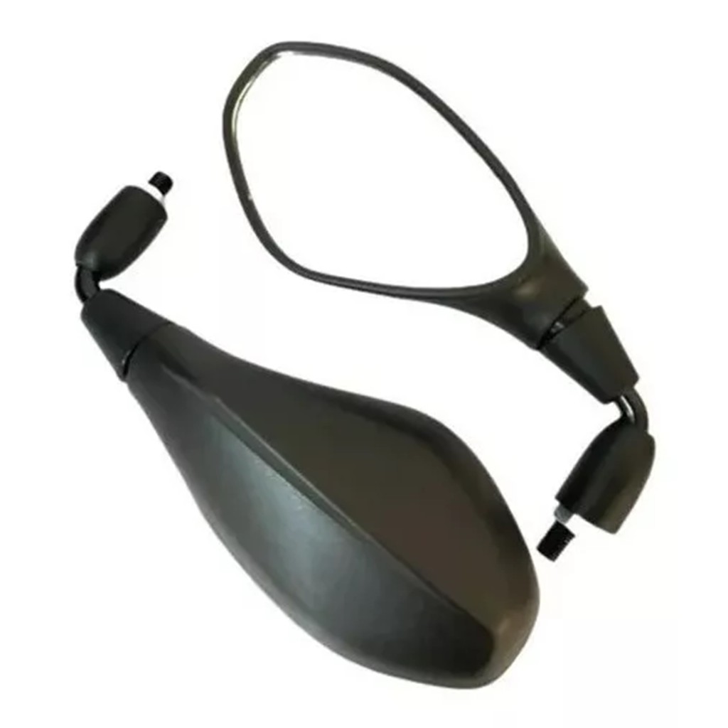 Retrovisor Bmw F800 Haste Curta Rebaixada 90° Convexa Honda F8 maior campo de visão