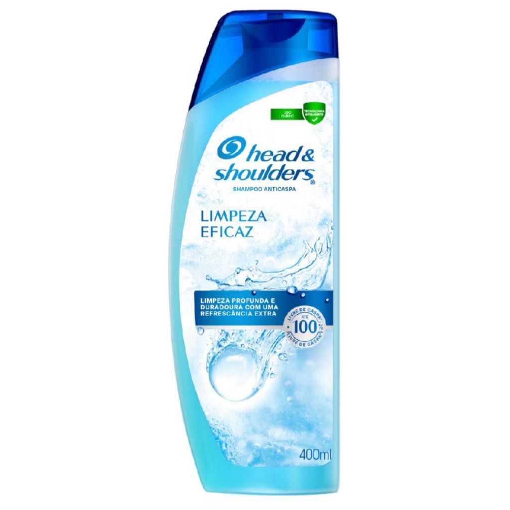 Shampoo Anticaspa Head & Shoulders Men Limpeza Eficaz 400ml