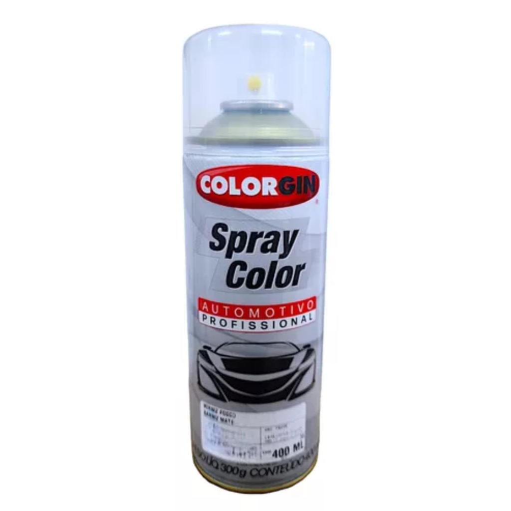 Spray Verniz Fosco Automotivo Colorgin 400ml Incolor