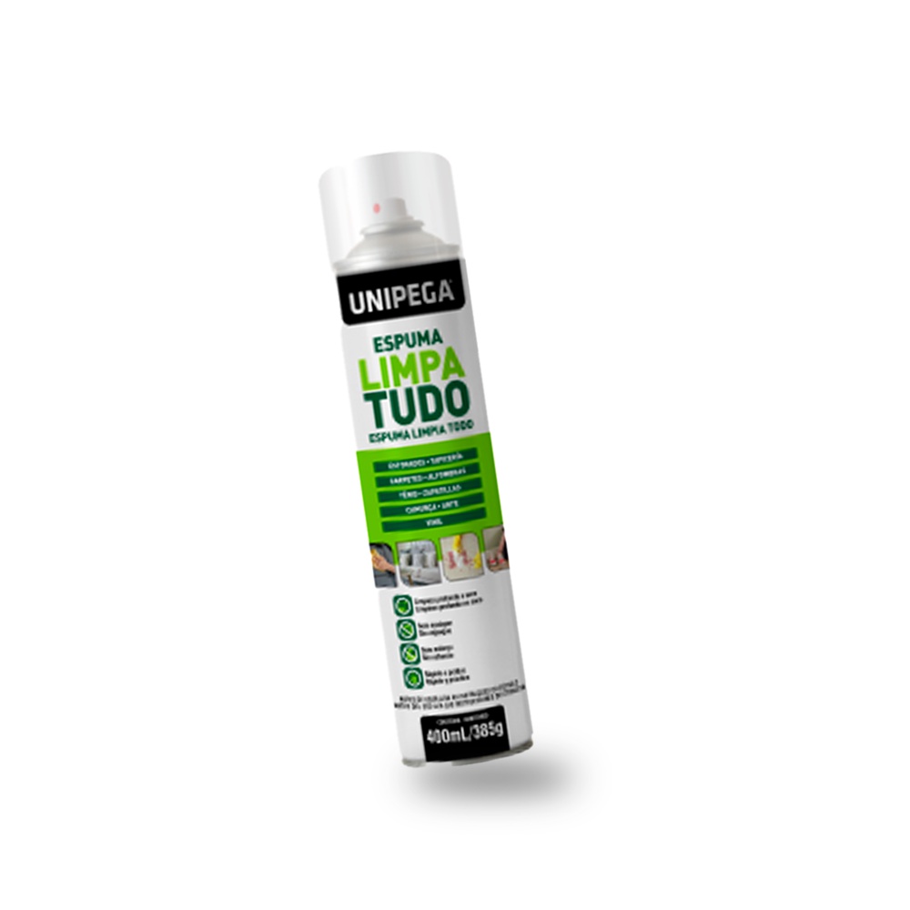 ESPUMA LIMPA TUDO LIMPEZA PROFUNDA 400ML UNIPEGA