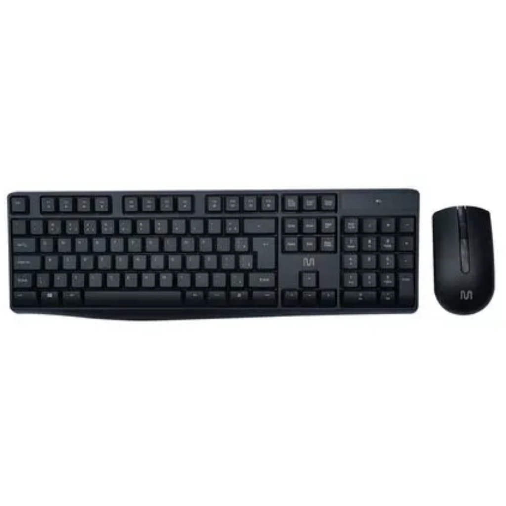Kit Teclado e Mouse Sem Fio Wireless Usb 2.4Ghz Plug And Play para Pc Notebook Dvr