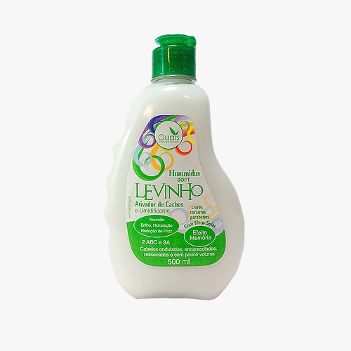 Ativador de Cachos e Umidificante Hummidus  Soft Levinho 500ml - Maciez Brilho Natural Hidratação