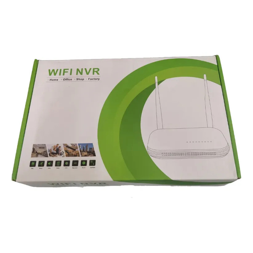 NVR Wi-Fi KERUI – Sistema de Monitoramento Inteligente Sem Fio com Alta Definição