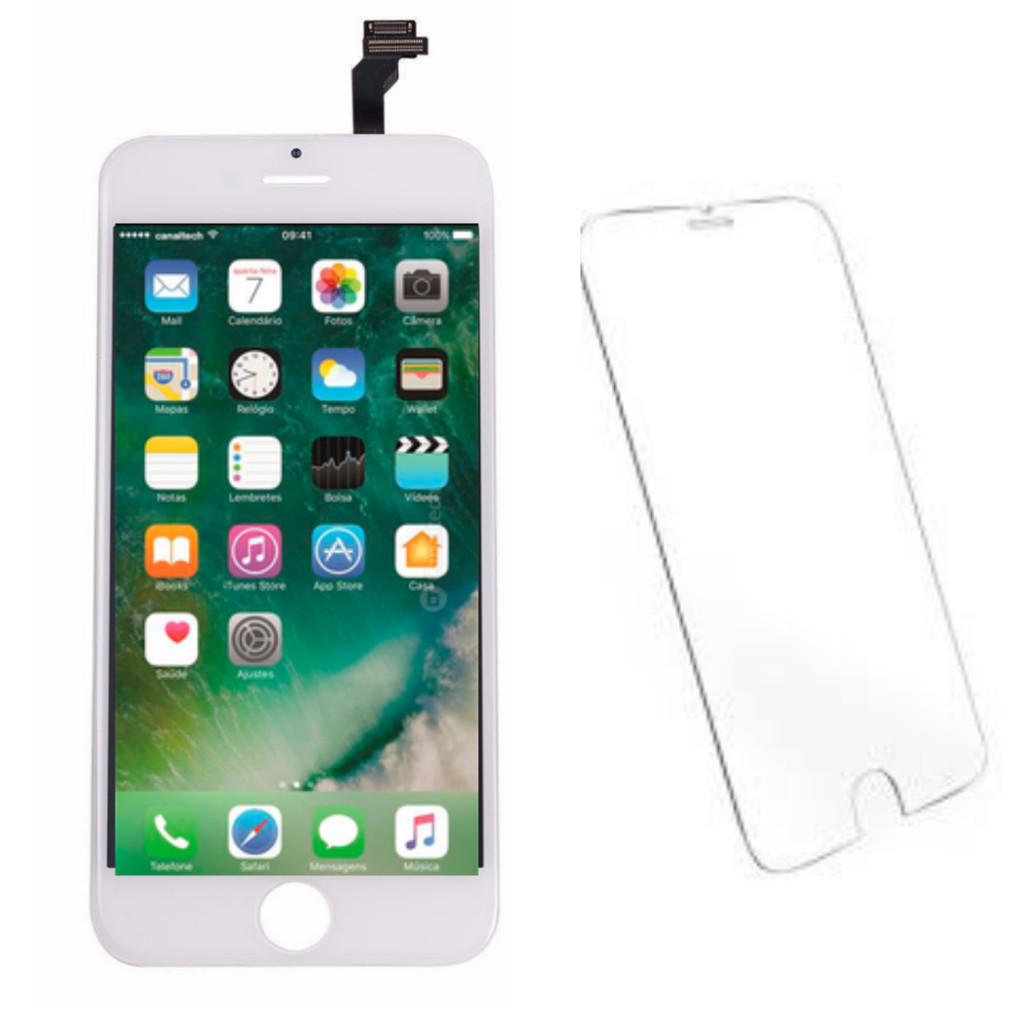Tela Display Lcd Touch Para iPhone 6s  + Película