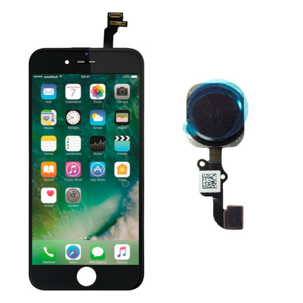 Tela Display Lcd Touch Para iphone 6s + Botão Home