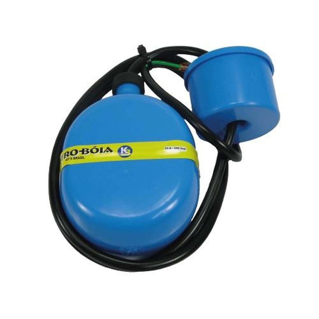 Chave Bóia Automática 25A - 1,2m - Regulador de Nível de Caixa D'água - PVC - COPLASA