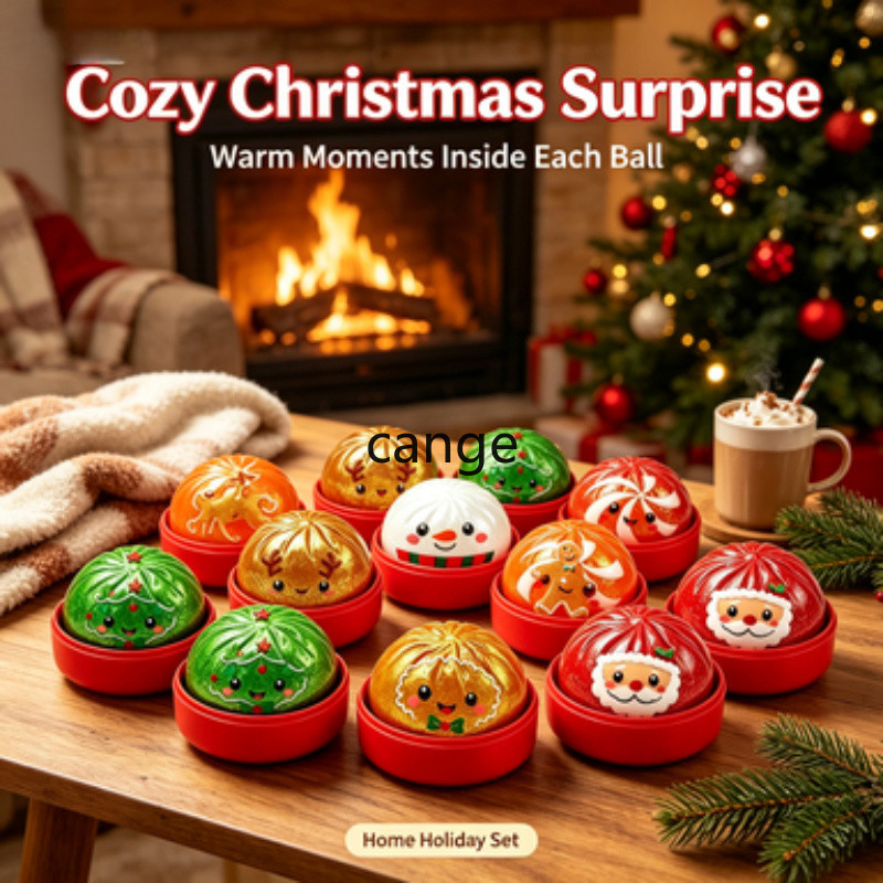 Conjunto Mole De Pão De Natal Fofo Papai Noel Boneco De Neve Rena Árvore Gingerbread Man Squeeze Toy