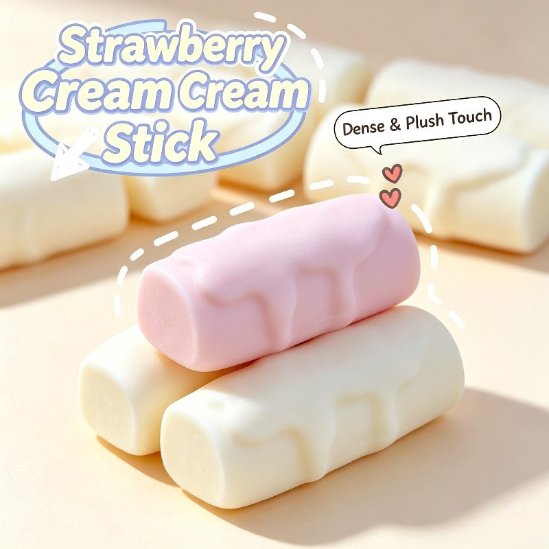 Fofo Doce Perfume Creme Vara Lento Subindo Mole Fidget Squeeze Brinquedo Estresse Calmante Acessório