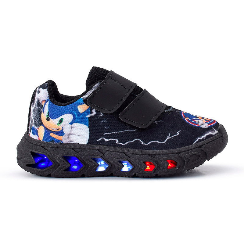 Tênis Infantil de Led Sonic Calce Fácil Premium - Leve, Macio e Confortável
