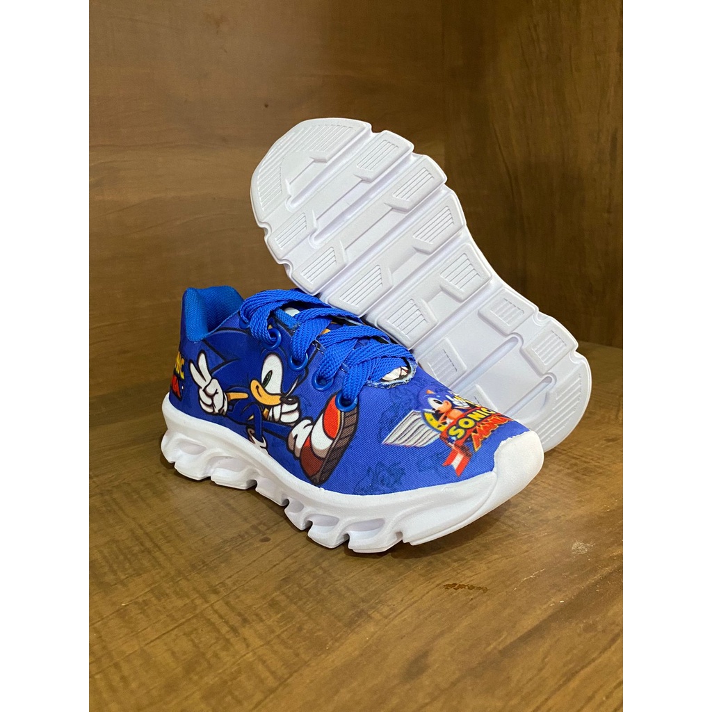 Tênis Masculino Led Sonic Infantil Luzinha Pisca V2