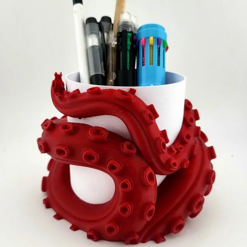 Suporte Criativo Tentáculo Personalizado Porta Caneta para Mesa Escritório Quarto Gamer
