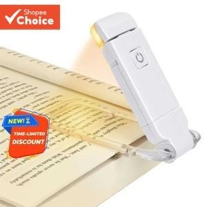 Clipe De Luz De Livro USB Mini Proteção Ocular Portátil Recarregável Lâmpada Dobrável Para Leitura