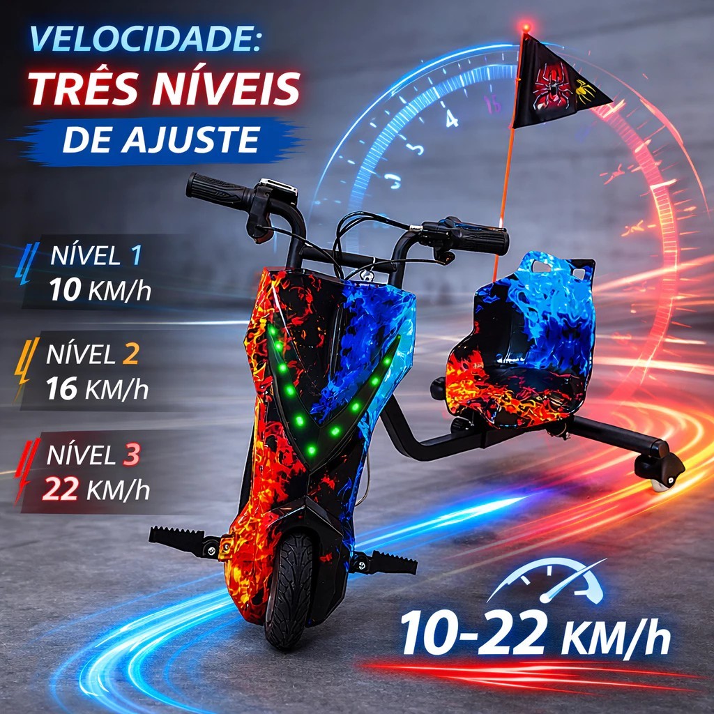 Electric Tricycle Drift Motorized 350w Adult/Children  8